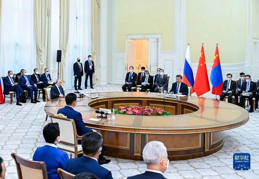 Meeting of the Heads of China, Russia and Mongolia(图2)