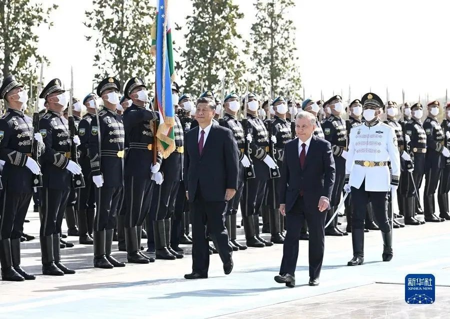  Talks with President Mirziyoyev of Uzbekistan(图3)