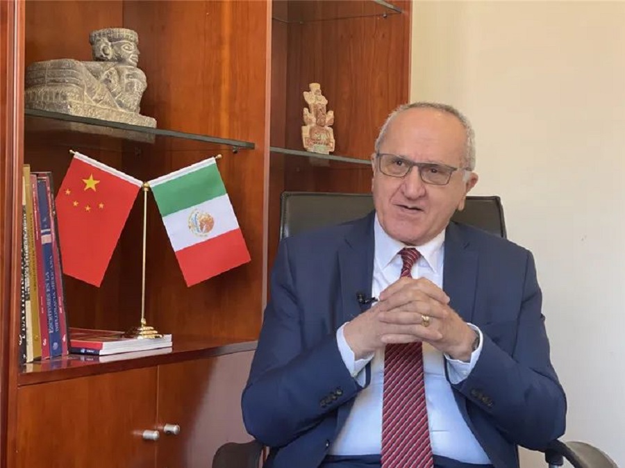 Visit to Mexican Ambassador to China Michael Schyader(图1)