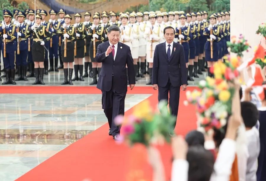 President Xi Jinping meets with Indonesian President Joko(图1)