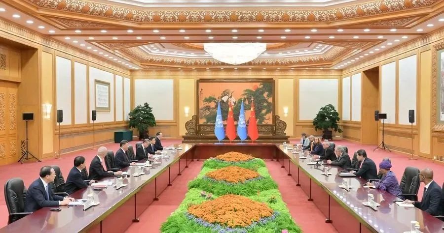 President Xi Jinping meets with UN Secretary General (图2)