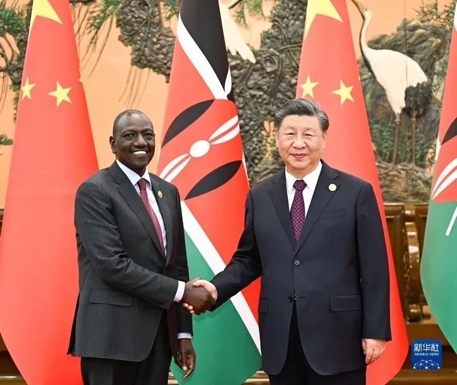 President Xi Jinping meets with Kenya President Ruto (图1)