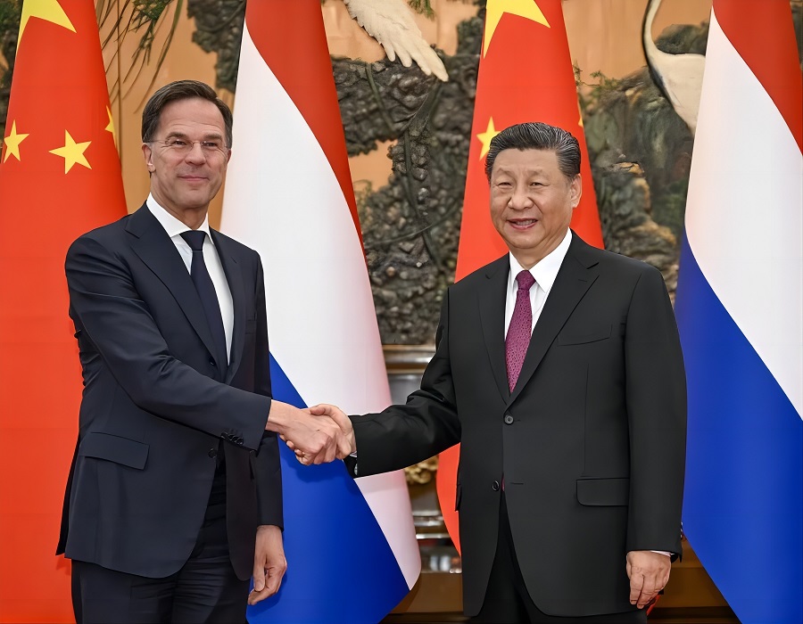 Met with Prime Minister of the Netherlands Mark Rutte(图1)