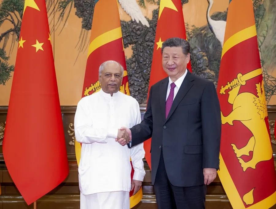Met with Sri Lankan Prime Minister Dinesh Gunawardena(图1)