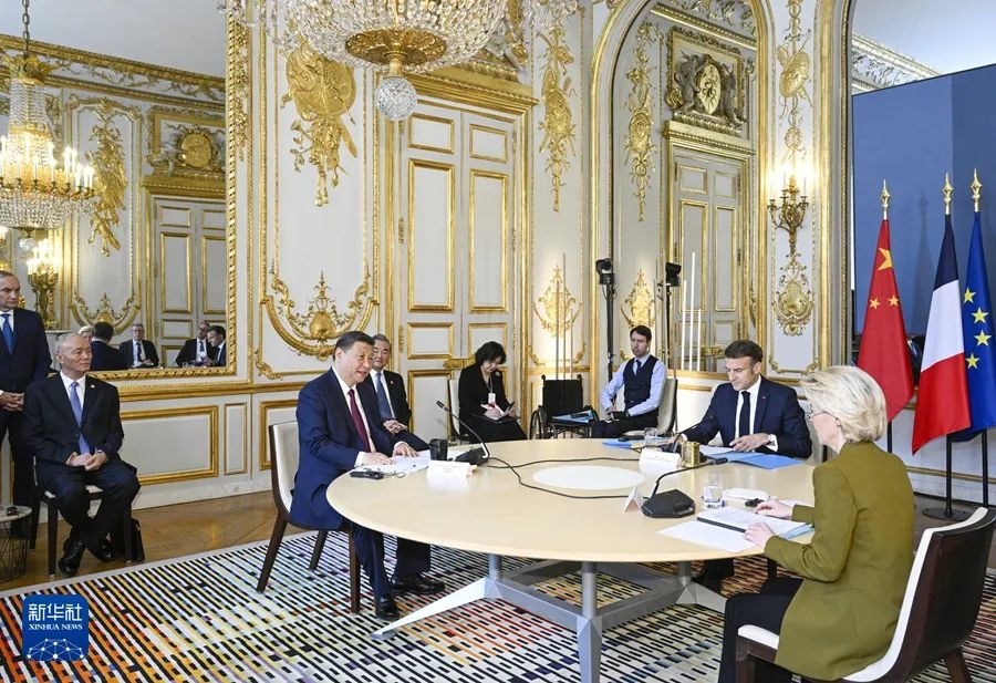 Holds the tripartite meeting of China, France and Europe(图2)