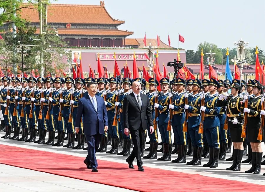 Held talks with President Ilham Aliyev of Aze