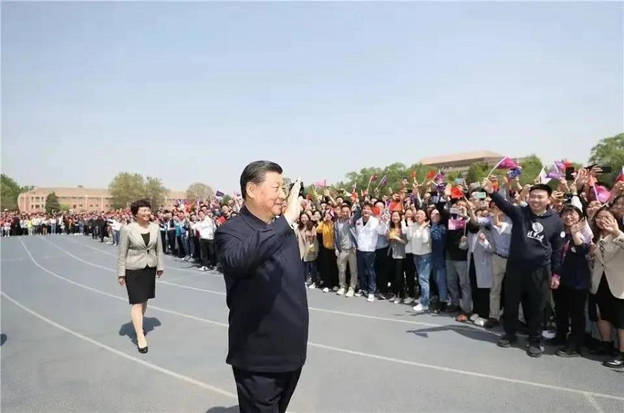 General secretary Xi Jinping sent the message to the vast ma(图1)