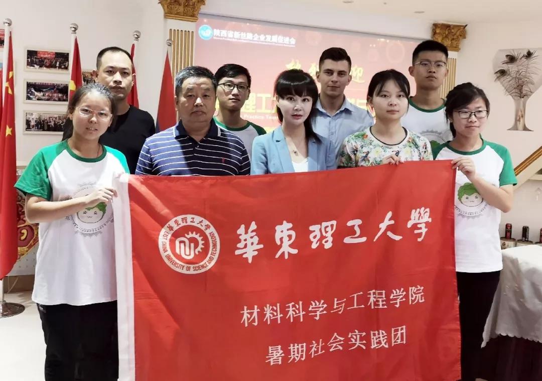 The Summer Social Practice Team of ECUST Came to Association(图1)