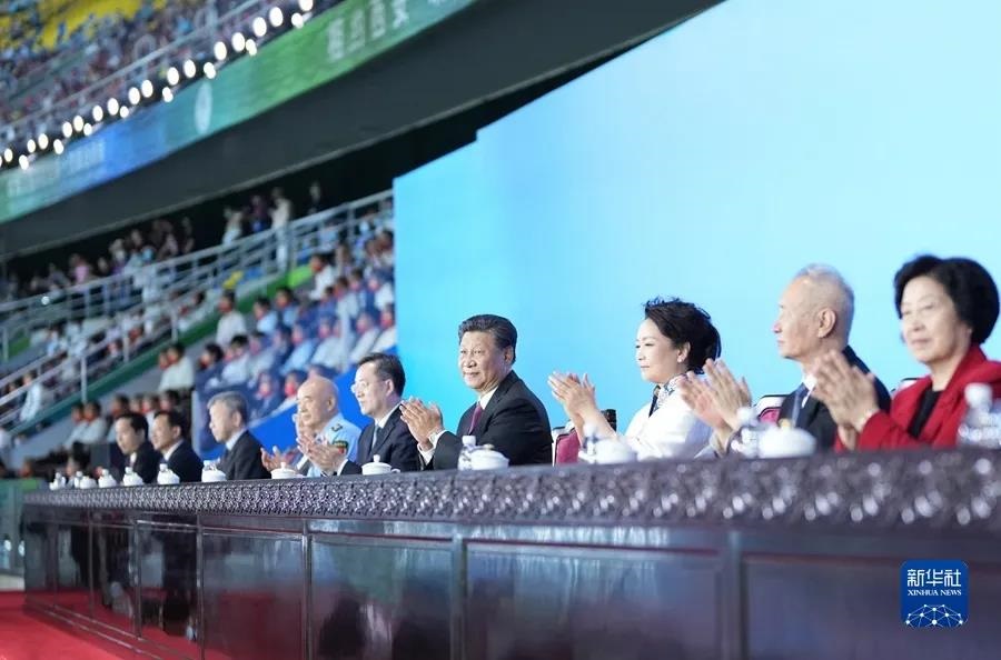 The 14th National Games of China was grandly opened in Xian(图2)